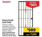 Xpanda DIY Econo Scroll Lock Gate