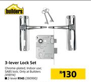 Builders 2-Lever Lock Set