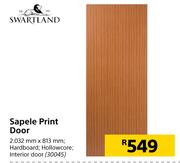 Swartland Sapele Print Door