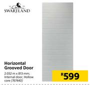 Swartland Horizontal Grooved Door