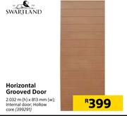 Swartland Horizontal Grooved Door