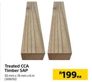Treated CCA Timber SAP 50mm x 76mm x 6m-Each