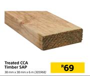 Treated CCA Timber SAP 38mm x 38mm x 6m
