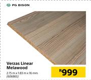 PG Bison Verzas Linear Melawood 2.75m x 1.83m x 16mm