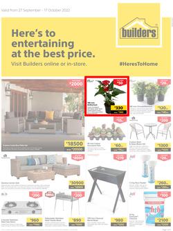 Builders Lusaka & Makeni : Here's To Entertaining At The Best Price (27 September - 17 October 2022), page 1
