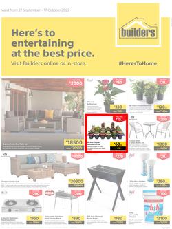 Builders Lusaka & Makeni : Here's To Entertaining At The Best Price (27 September - 17 October 2022), page 1