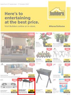 Builders Lusaka & Makeni : Here's To Entertaining At The Best Price (27 September - 17 October 2022), page 1