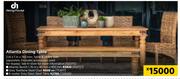 Designhouse 6 Seater Grey Glass Steel Table