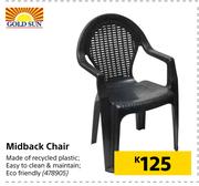 Gold Sun Midback Chair
