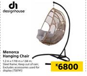 Designhouse Menorca Hanging Chair 1.2m x 1.118m x 1.84m