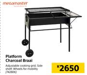 Megamaster Platform Charcoal Braai