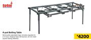 Totai 4-Pot Boiling Table