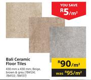 Bali Ceramic Floor Tiles-Per Sqm