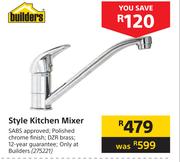 Builders Style Kitchen Mixer