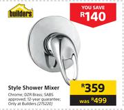 Builders Style Shower Mixer