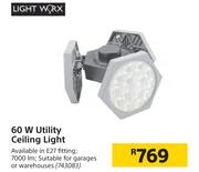 Lightworx 60W Utility Ceiling Light