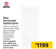 Doortec Elba Horizontal Slatted Door