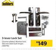 Builders 3 Lever Lock Set