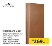 Swartland Hardboard Door-Each