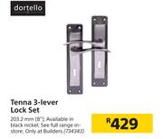 Dortello Tenna 3 Lever Lock Set