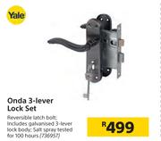 Yale Onda 3 Lever Lock Set