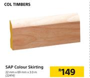 Col Timbers SAP Colour Skirting