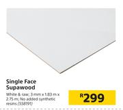 Single Face Supawood