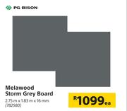 PG Bison Melawood Storm Grey Board-Each