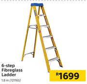 6 Step Fibreglass Ladder 1.8m