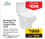 Solo Bermuda Top Flush CLose Couple Toilet Suite 392391