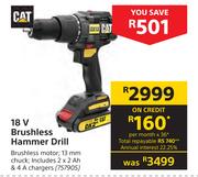 Cat 18V Brushless Hammer Drill 757905
