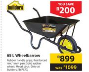 Builders Wheelbarrow 467570-65L 