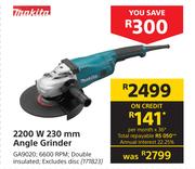 Makita 2200 W 230mm Angle Grinder 171823