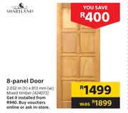 Swartland 8-Panel Door 424073
