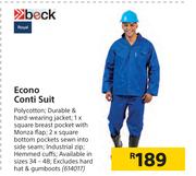 Beck Econo Conti Suit 614017