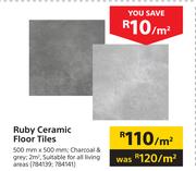 Ruby Ceramic Floor Tiles 784139, 784141-Per m²
