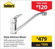 Builders Style Kitchen Mixer 275221