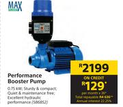 Max Pump Performance Booster Pump 586852