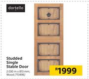 Dortello Studded Single Stable Door 713496