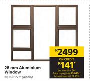 28mm Aluminium Window 766176
