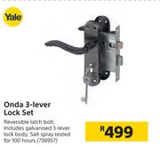 Yale Onda 3-Lever Lock Set 736957