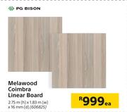 PG Bison Melawood Coimbra Linear Board 606825-Each