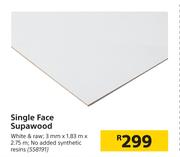 Single Face Supawood 558191
