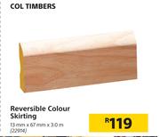 Col Timbers Reversible Colour Skirting 22914