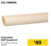 Col Timbers Untreated SAP Quadrant 60767