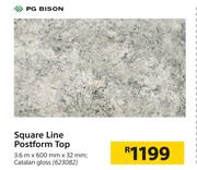 PG Bison Sqaure Line Postform Top 623082