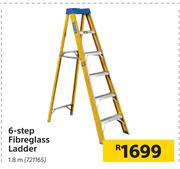 6-Step Fibreglass Ladder 721165-1.8m