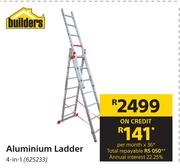 Builders Aluminium Ladder 625233