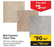 Bali Ceramic Floor Tiles-Per Sqm