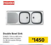Franke Double Bowl Sink